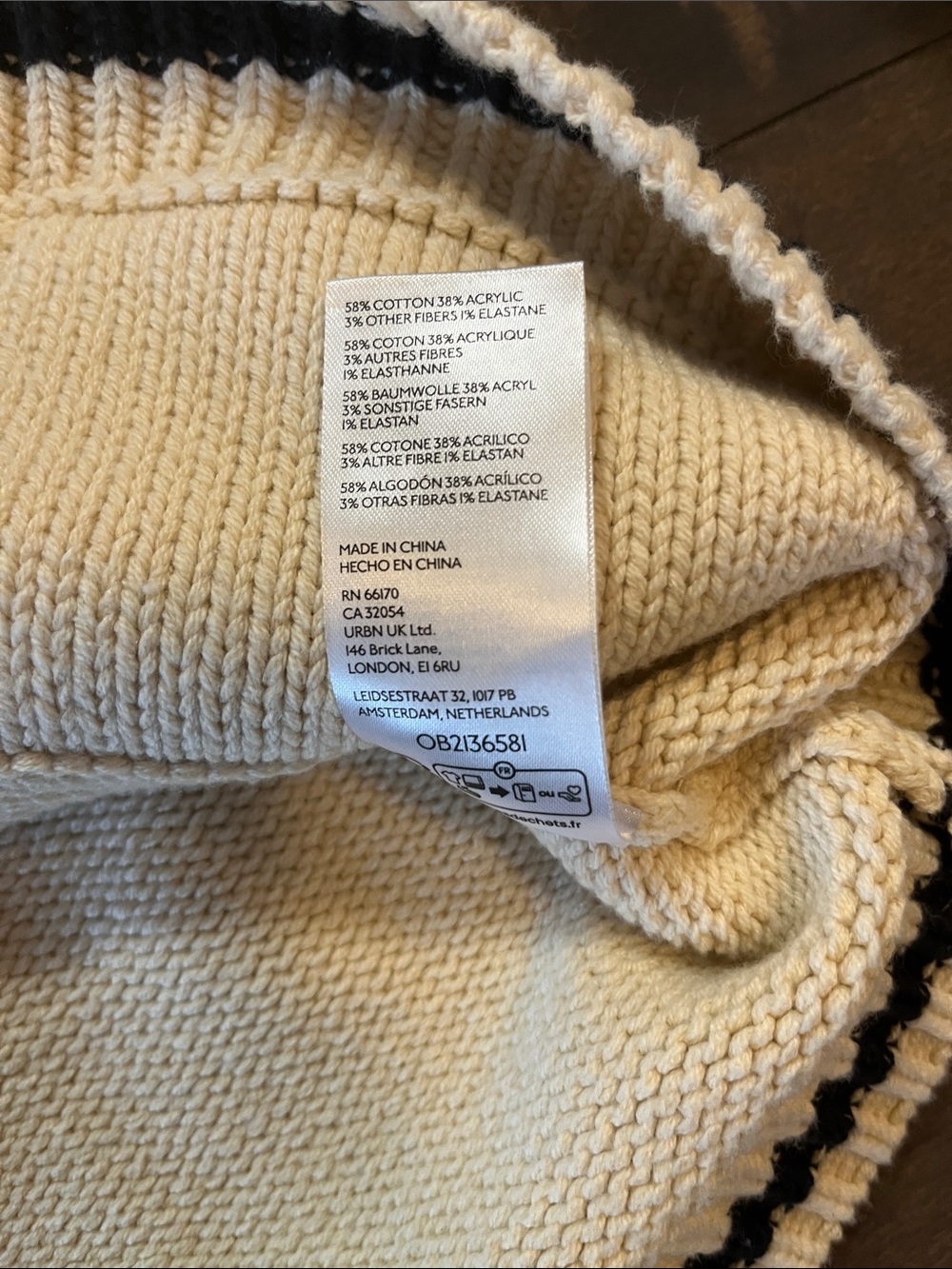 BDG Zip-Front Knit Horse Sweater L - Picture 8 of 12